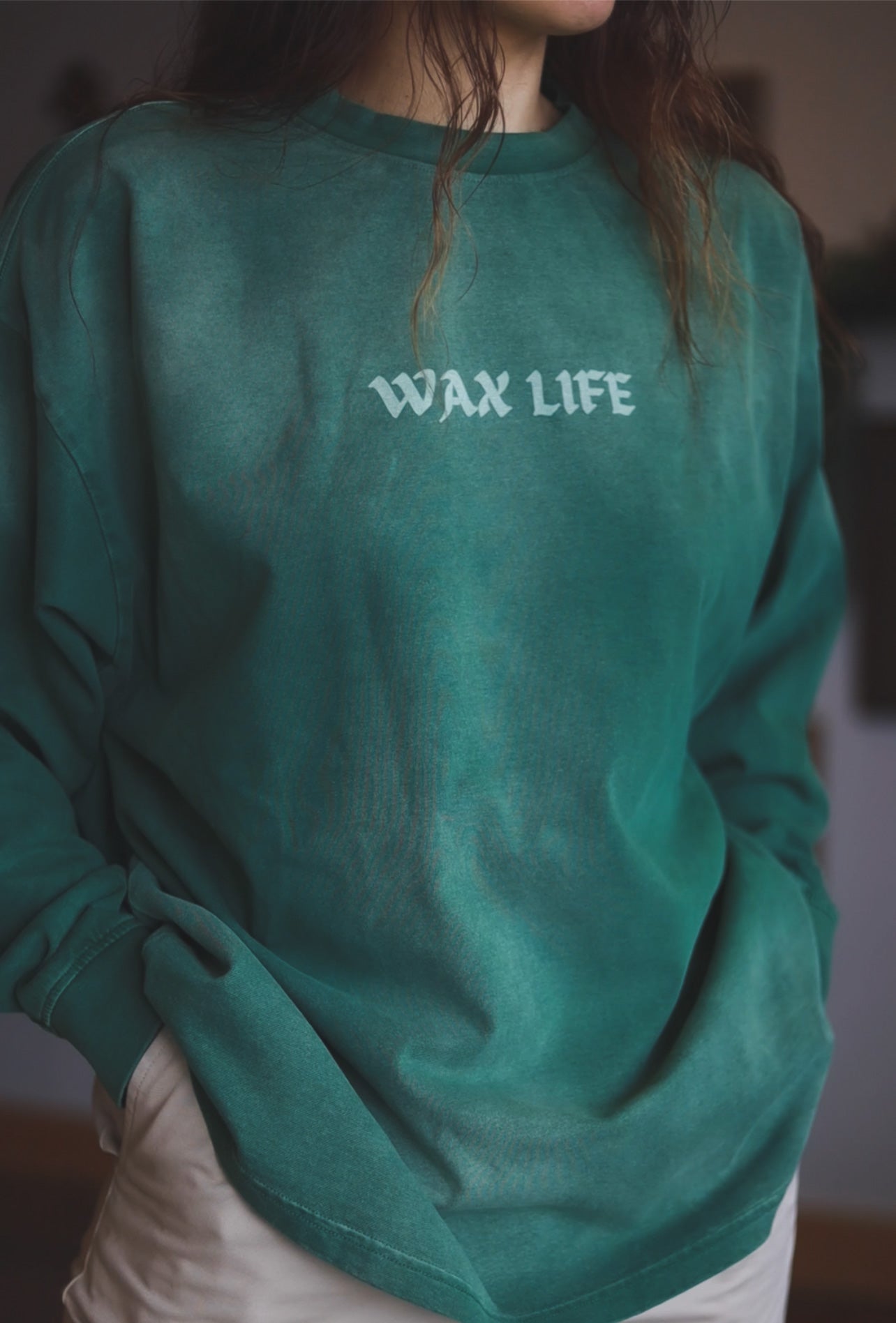 OVERSIZED Wax Life Long Sleeve Shirt